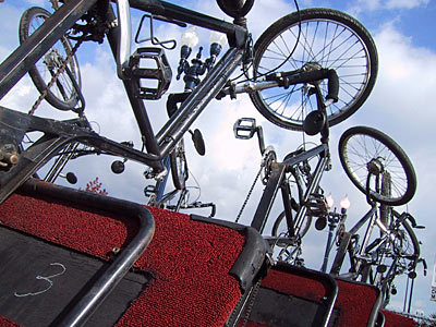 upside-down: bike taxi