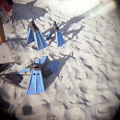 family at the beach